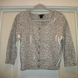 MIGHTY MUTED CHEETAH SWEATER W CLAW MARKS LG